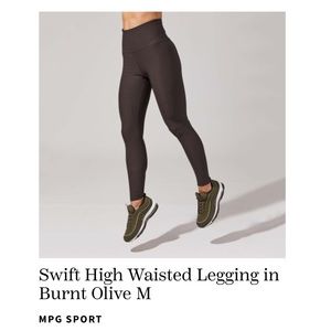 Olive MPG Sport sculpt high waisted leggings